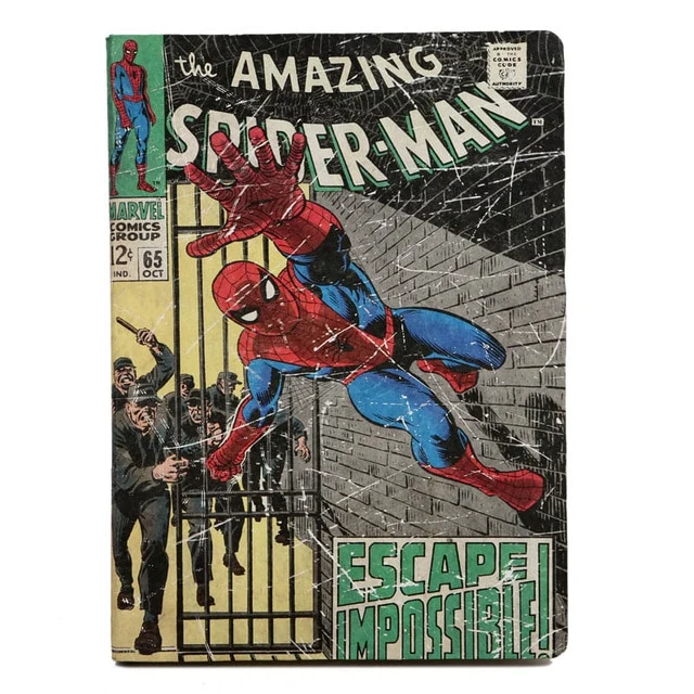 Spider Man Comic Heft Nachtlicht, Lampe.