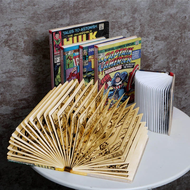 Thor Comic Heft Lampe, Nachtlicht, Tischlampe - Lampe zum auffächern im Comic Look