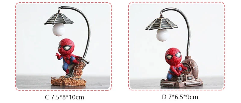 Spiderman Nachtlicht, Nachtlampe Spider Man Lampe