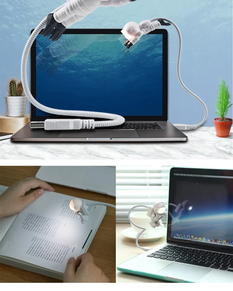 Astronaut / Taucher USB Mini Lampe
