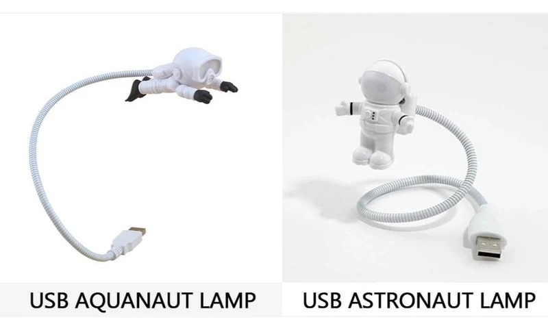 Astronaut / Taucher USB Mini Lampe