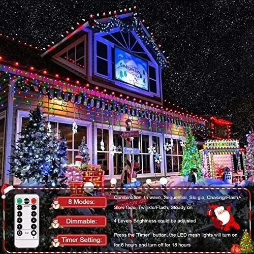 Batterie Betrieben Band 3M 102 LED Stripe Mehrfarbige Licht Band Wasserdicht