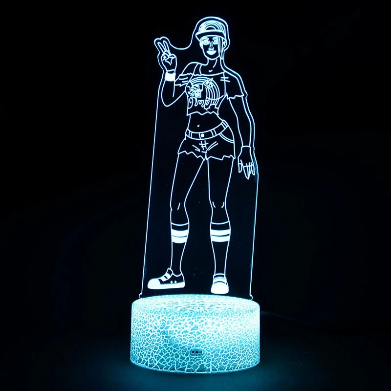 Fortnite Season 9 Beach Bomber Nachttischlampe mit 3D Effekt
