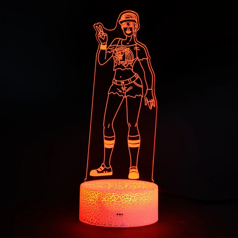 Fortnite Season 9 Beach Bomber Nachttischlampe mit 3D Effekt