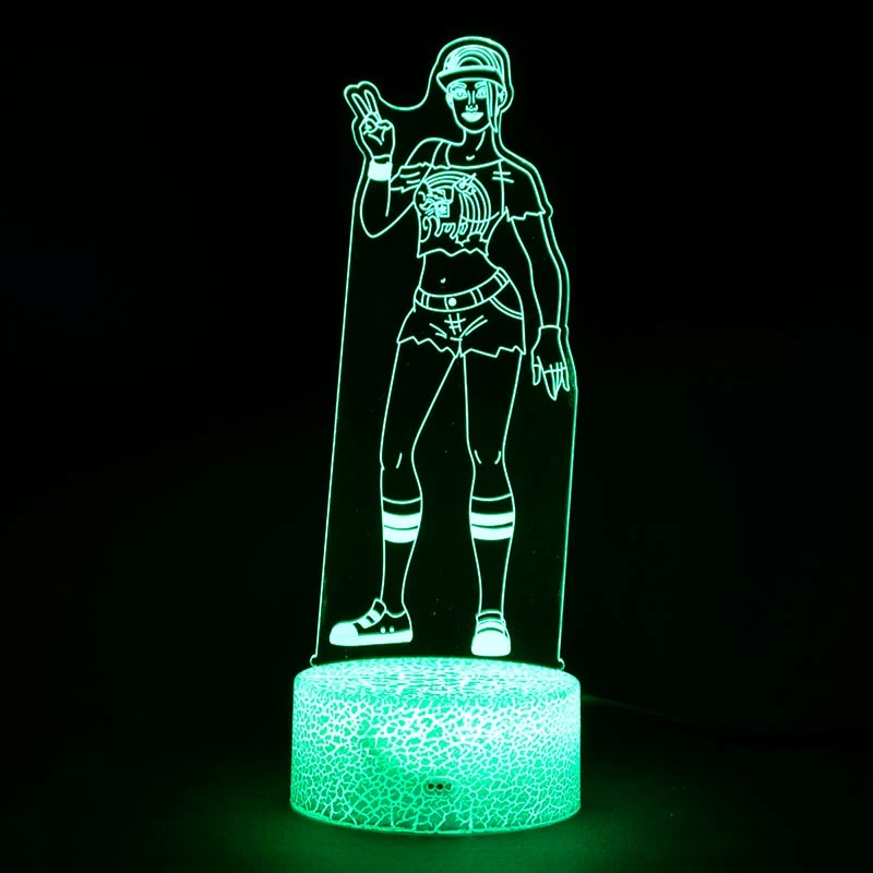 Fortnite Season 9 Beach Bomber Nachttischlampe mit 3D Effekt