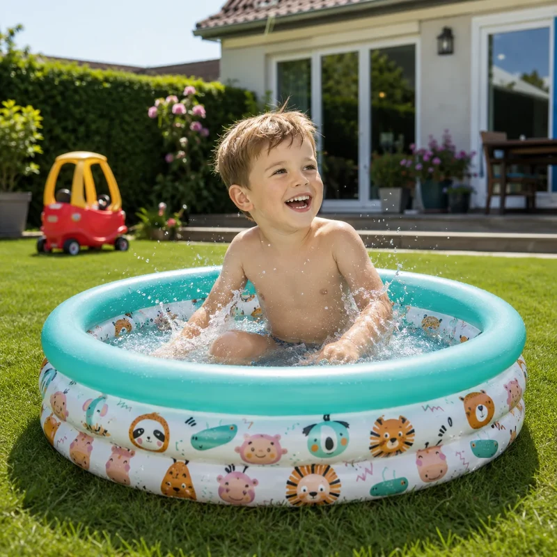 Bestway Kinderpool Planschbecken 102x25cm Aufblasbar Gartenpool Rund 101L