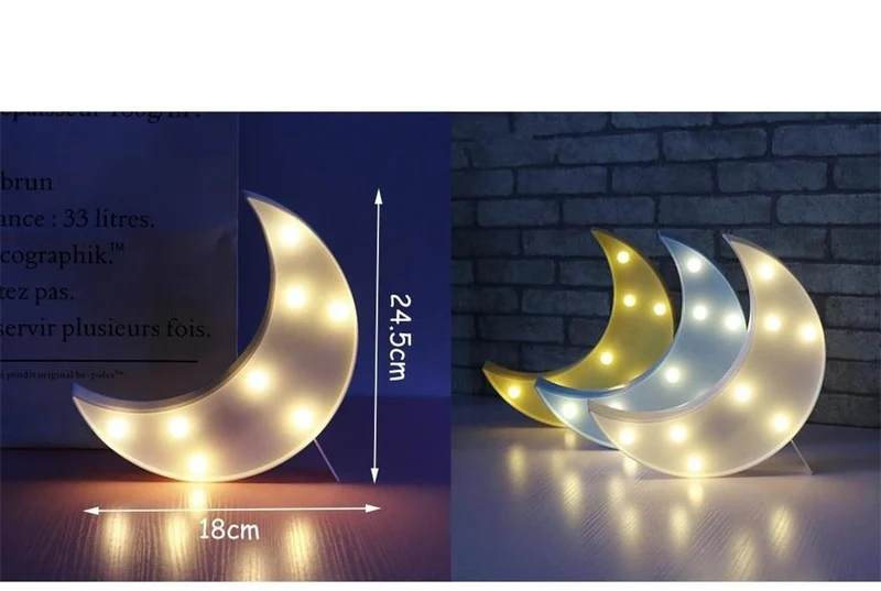 Nachtlichter für das Kinderzimmer - Mond, Stern, Wolke uvm.