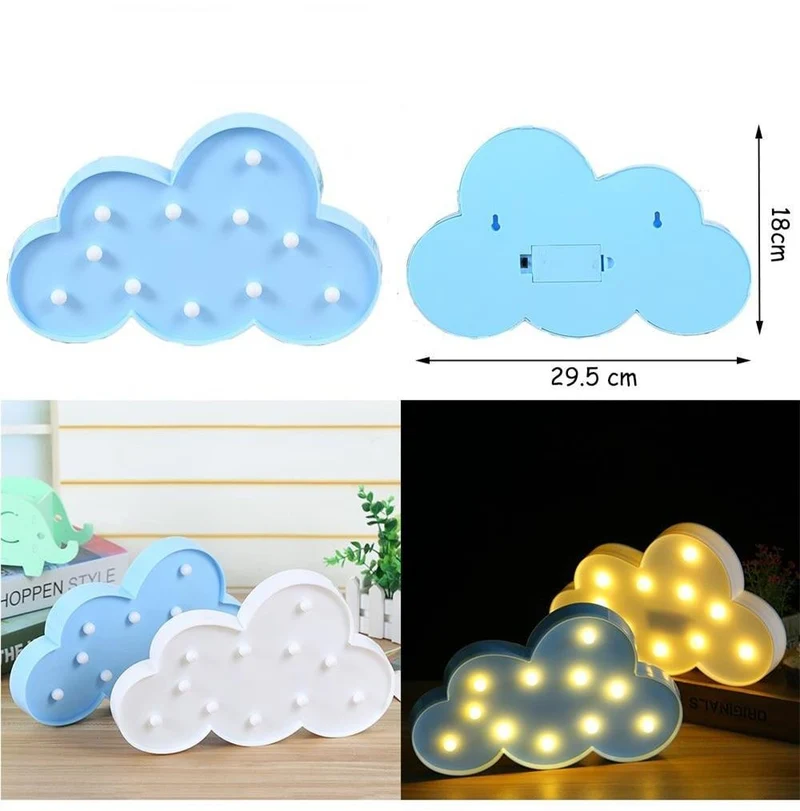 Nachtlichter für das Kinderzimmer - Mond, Stern, Wolke uvm.