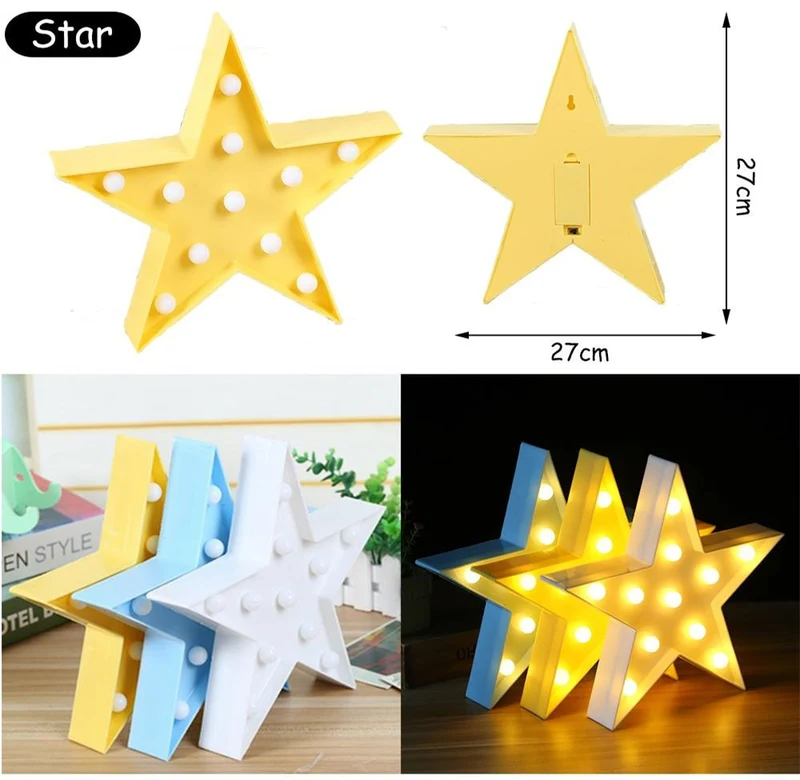 Nachtlichter für das Kinderzimmer - Mond, Stern, Wolke uvm.