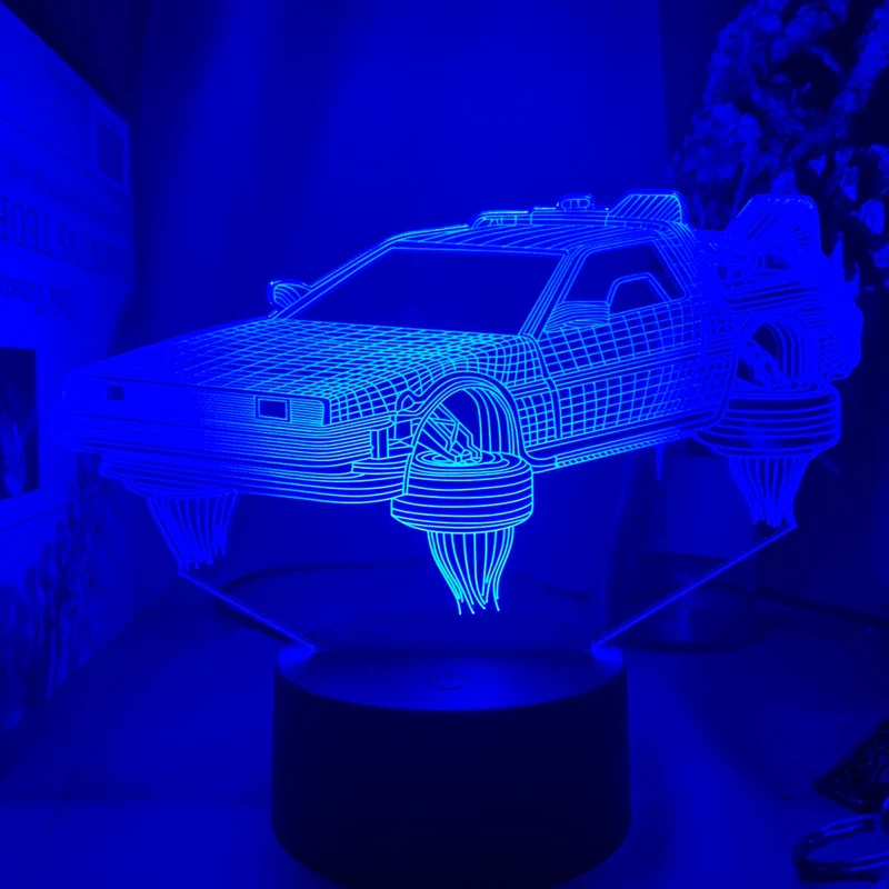 DeLorean DMC-12 Nachtlampe aus Zurück in die Zukunft