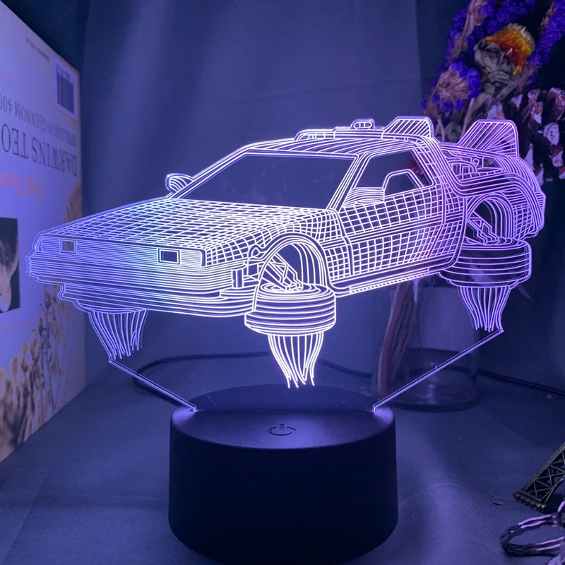 DeLorean DMC-12 Nachtlampe aus Zurück in die Zukunft