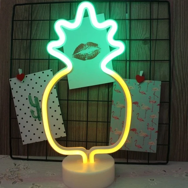 Neon Licht LED USB Lampe in verschiedenen Motiven