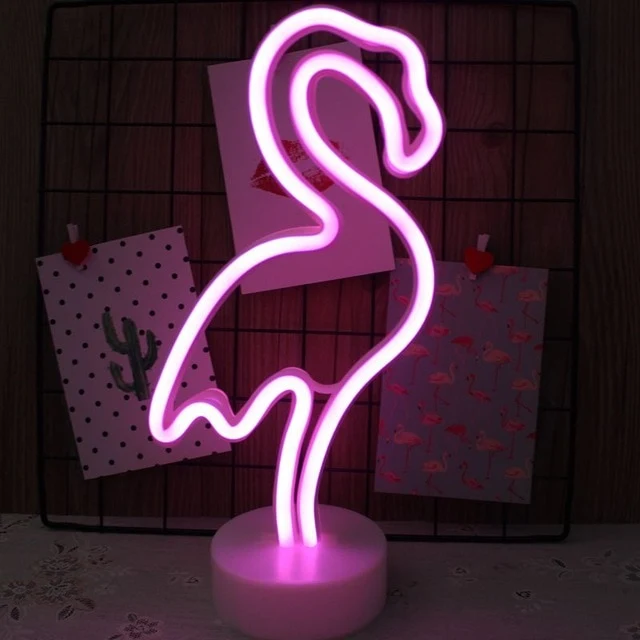 Neon Licht LED USB Lampe in verschiedenen Motiven