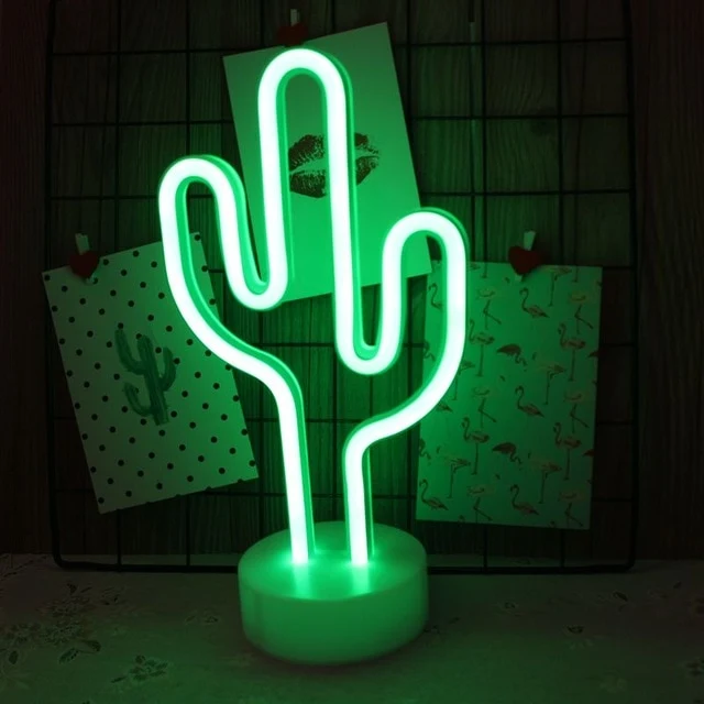 Neon Licht LED USB Lampe in verschiedenen Motiven