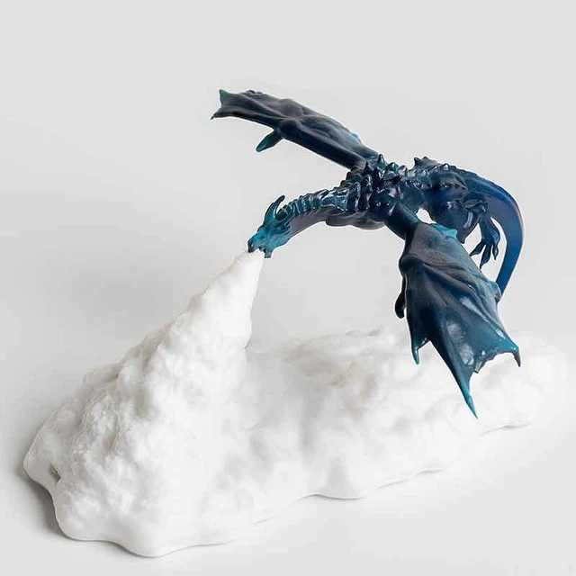 Drachen Nachtlicht, Tischlampe, Lampe, Feuer oder Eis Drache
