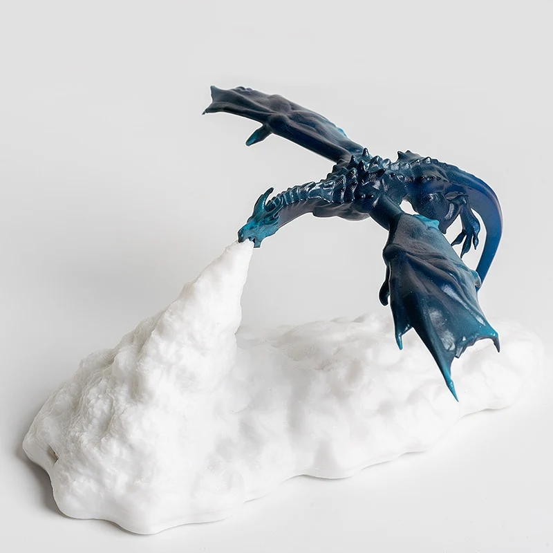 Drachen Nachtlicht, Tischlampe, Lampe, Feuer oder Eis Drache