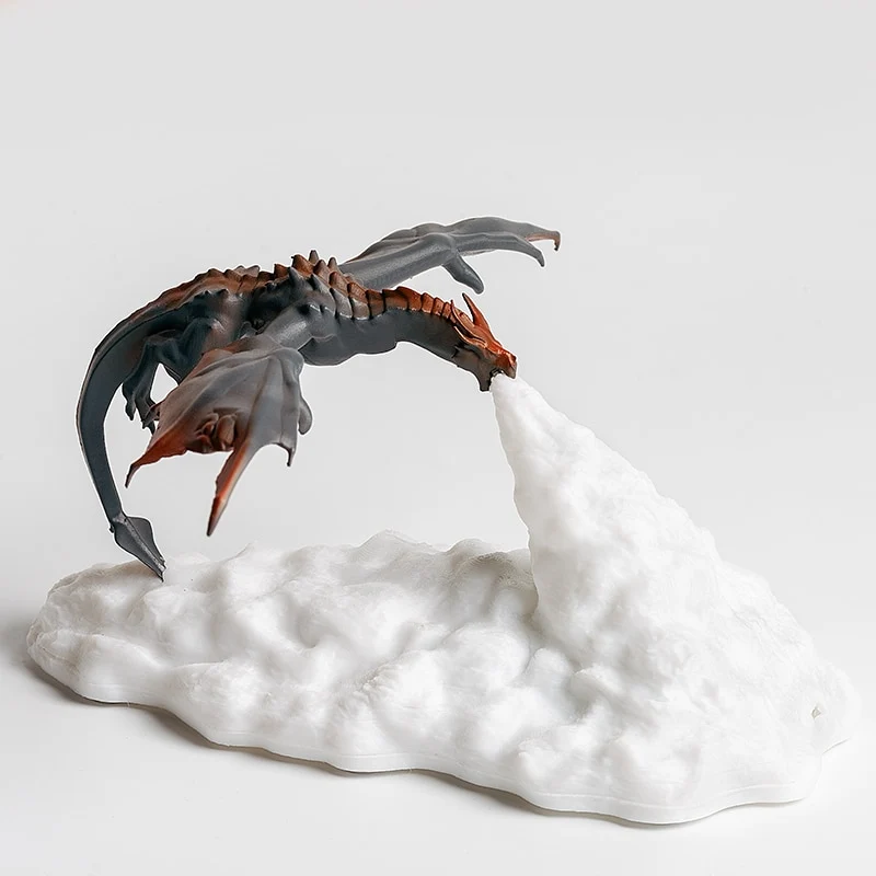 Drachen Nachtlicht, Tischlampe, Lampe, Feuer oder Eis Drache