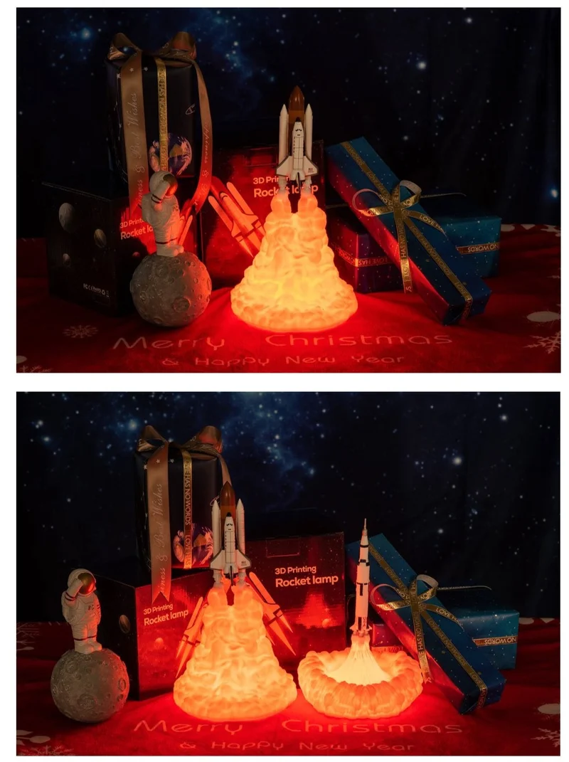 Space Shuttle Lampe, Nachtlicht, Tischlampe, Nachtlampe
