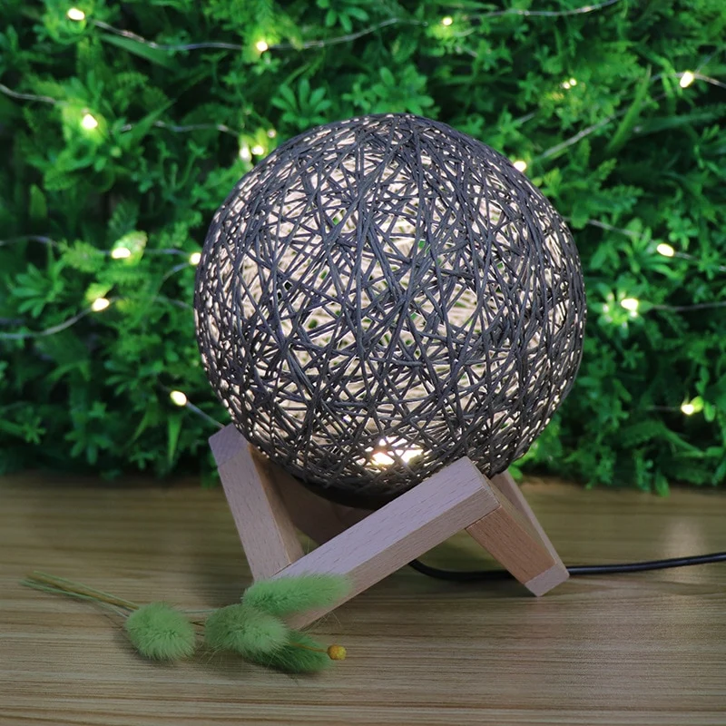 3D Nachtlicht mit Abstrakt Design, Farbwechsel, Mondlicht, Licht, Lampe