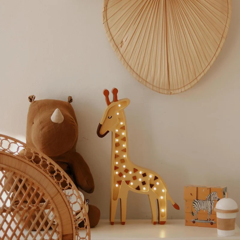 Little Lights Giraffe Night Light | African Yellow