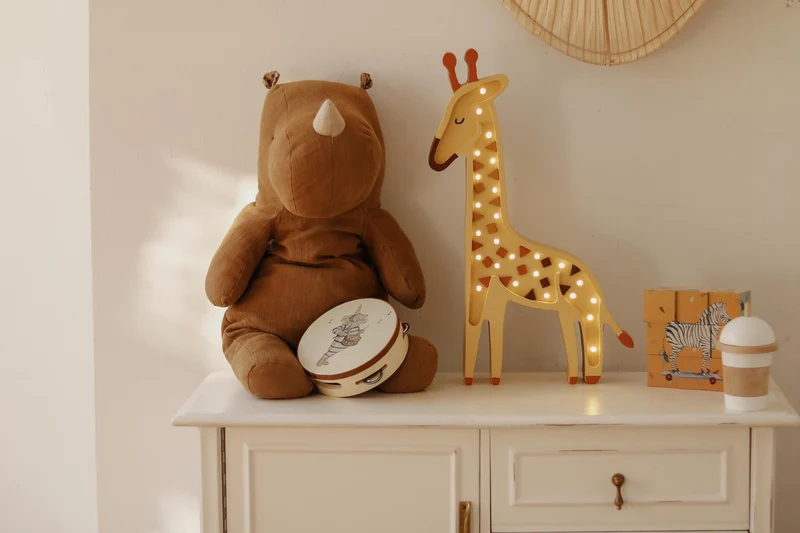 Little Lights Giraffe Night Light | African Yellow