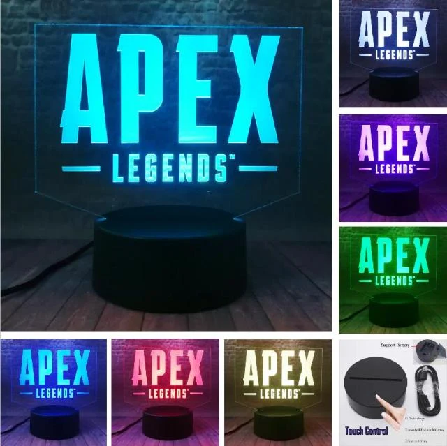 APEX Legends Lampe mit 3D Effekt und wechselnden Farben