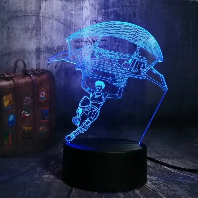 Battle Royale PUBG 3D Effekt Lampe mit Farbwechsel