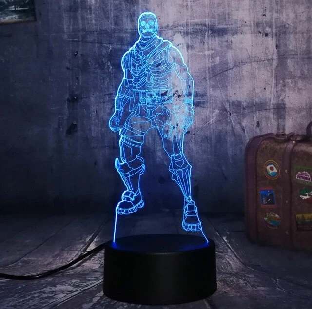Battle Royale PUBG 3D Effekt Lampe mit Farbwechsel