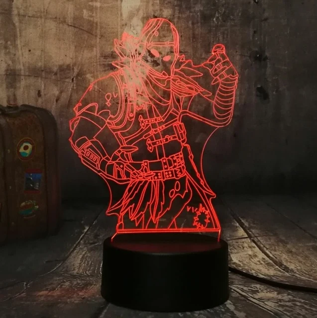 Battle Royale PUBG 3D Effekt Lampe mit Farbwechsel