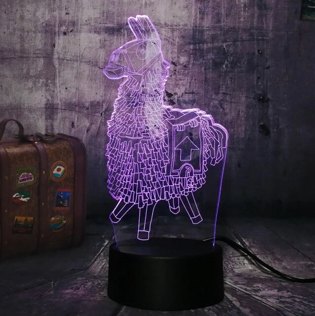 Battle Royale PUBG 3D Effekt Lampe mit Farbwechsel