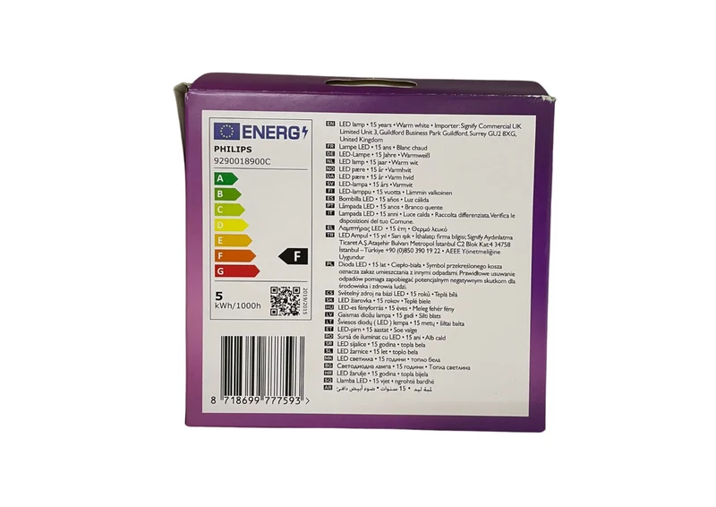 Philips LED E27 4,3W Filament Klar Warmweiß 2700K – 40W Ersatz, 470lm, 2er Set