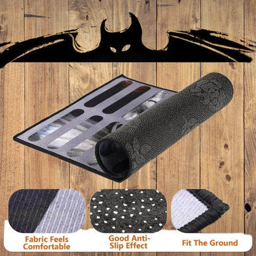 3D Halloween Horror Fußmatte – Lustige rutschfeste Türmatte, wasserdicht 40x60cm