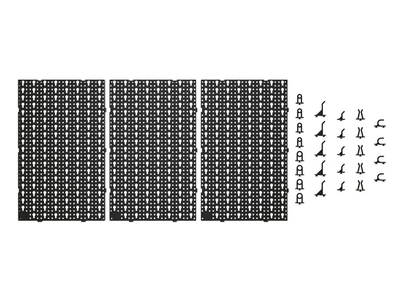 Parkside Werkzeug Wandorganizer 30tlg Set 49x30x1,4cm inkl. Montagematerial