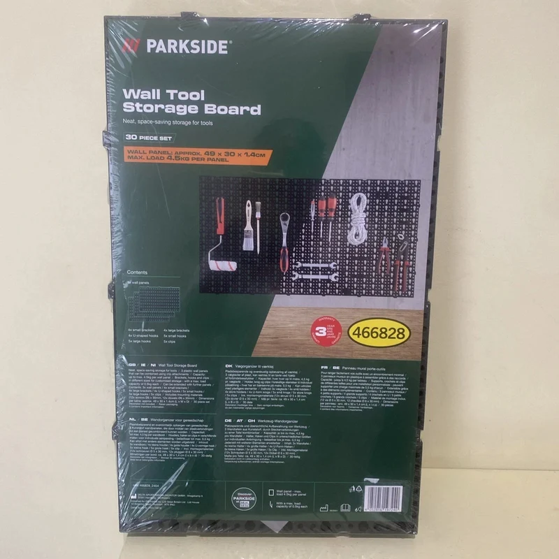 Parkside Werkzeug Wandorganizer 30tlg Set 49x30x1,4cm inkl. Montagematerial