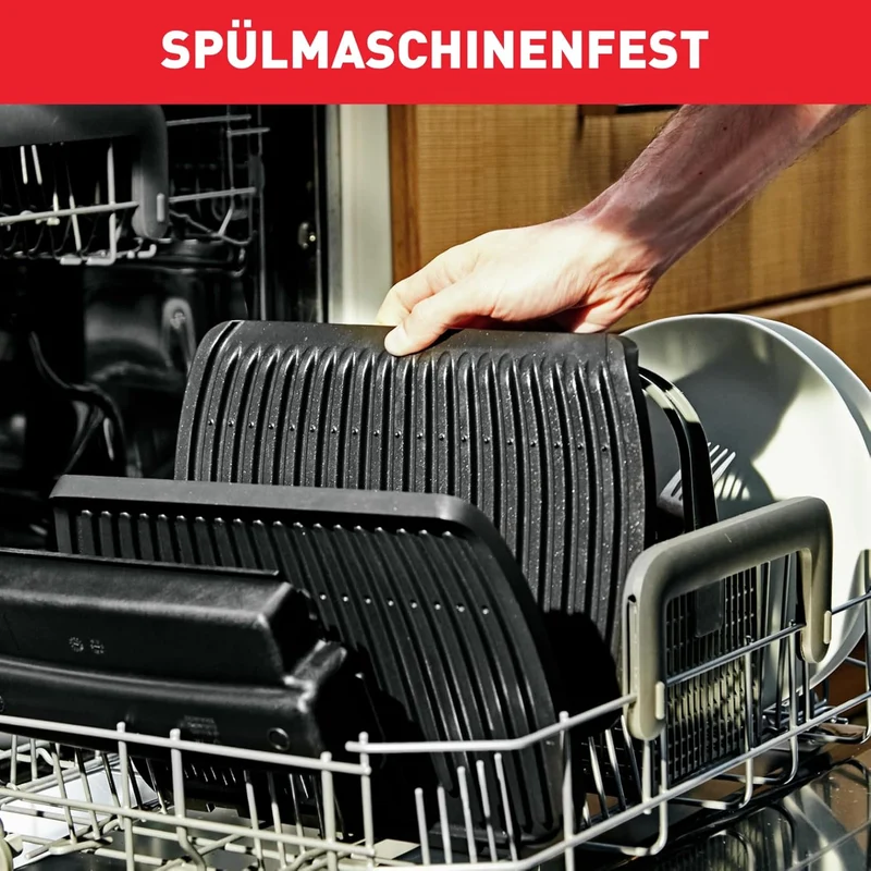 Tefal OptiGrill Kontaktgrill 2000W mit 6 Programmen Automatik Grill