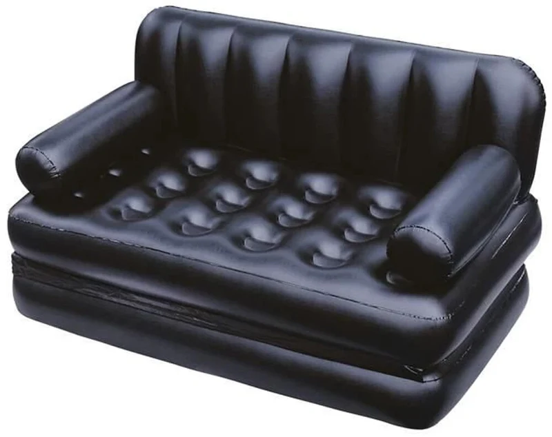 Bestway 75054 Luftbett 5in1 Sofa 188x152 – Aufblasbares Reisebett Camping Couch