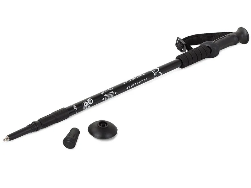 2x Nordic Walking Stöcke Teleskop 64-135 cm – Alu Antischock mit Korkgriff