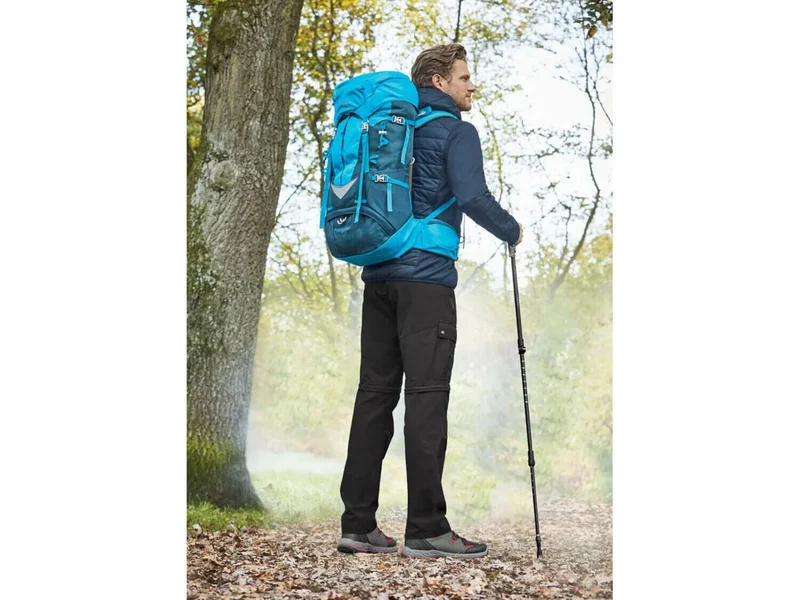 2x Nordic Walking Stöcke Teleskop 64-135 cm – Alu Antischock mit Korkgriff