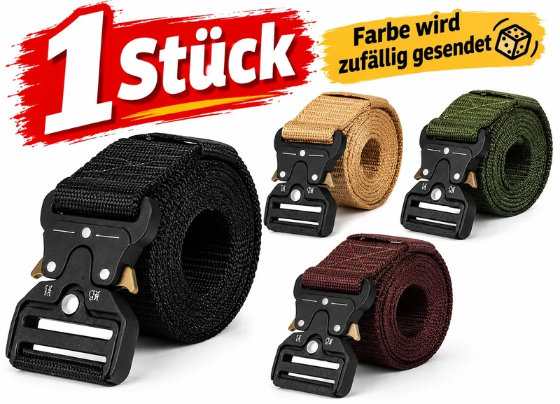 Gürtel Herren Militär Taktischer Military Arbeitsgürtel Schwerlast Schnalle